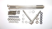 Kawasaki KH250 / H400/ S1 / S2 / S3 - Engine Mounting Bolt Set - Stainless Steel