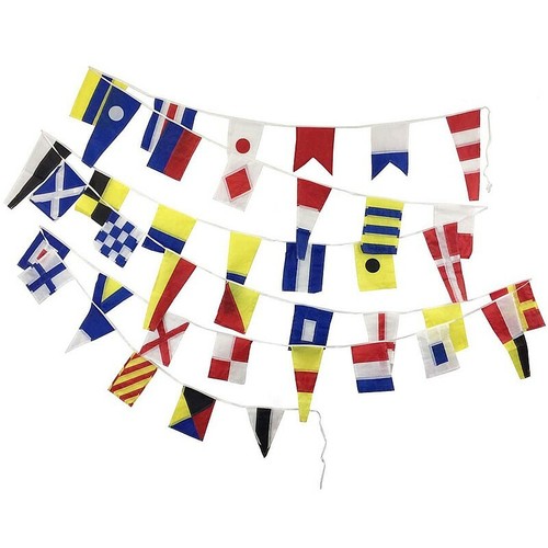 Code flags bunting - flags,