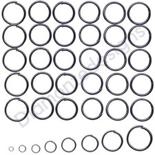 100 Pcs - 7mm Gun Metal Black