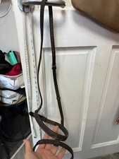 Brown leather flash nose band - Extra full