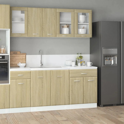 Modern wooden piece kitchen - 4,