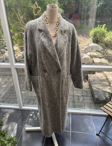 Madeleine grey long mohair - grey,
