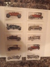Reproduction Set Lambert And Butler Motor Cars