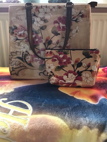 Butler and wilson floral bag - and,