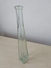 Glass Bottle Vase Long Stem