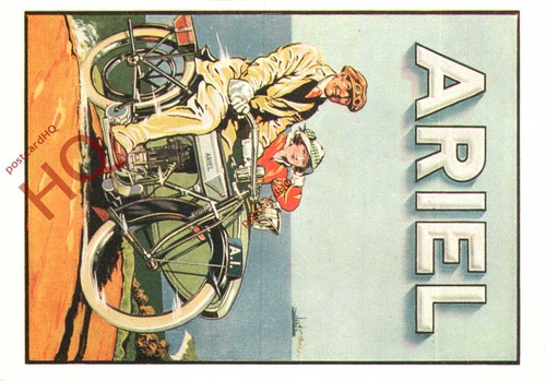 Picture postcard motorcycle - picture,