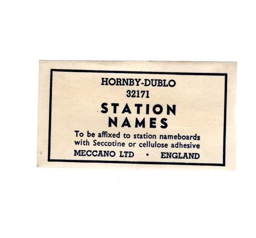 Hornby dublo packet - dublo,