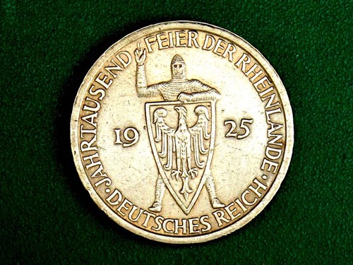 Reichsmark 1925 german - reichsmark, "a"