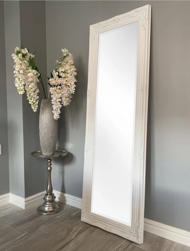 Tall white full length floor - tall,