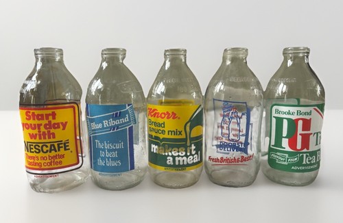 Vintage advertising glass milk - vintage,