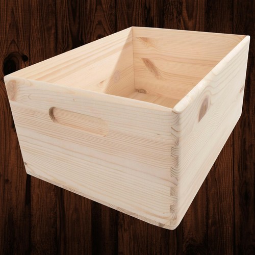 Wooden open box 33x25x15cm - wooden,