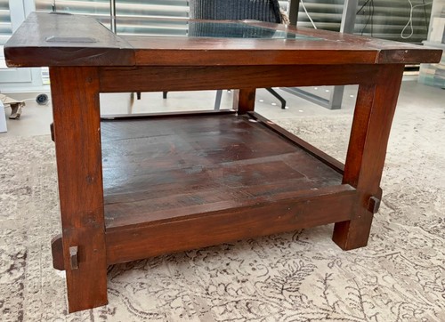 Lombok teak coffee table - coffee,
