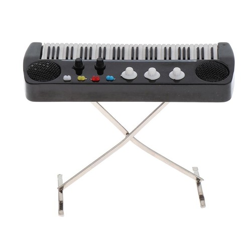 Miniature keyboard black piano - keyboard,
