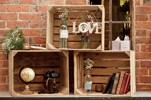 Wooden vintage apple box - apple,