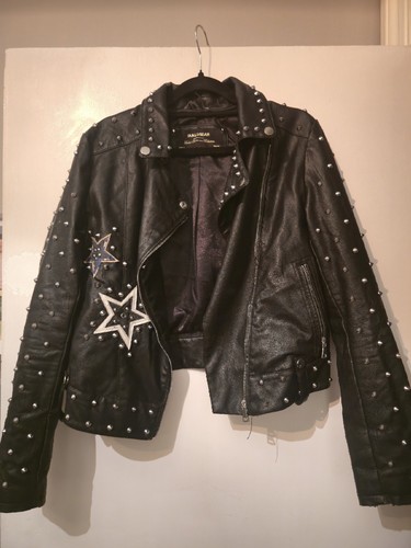 Pull and bear faux leather - and,