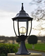 "Chloé" Black Pillar Light