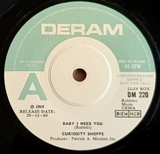 CURIOSITY SHOPPE -Baby I Need