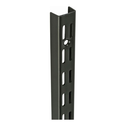 Twin slot shelving black - slot,