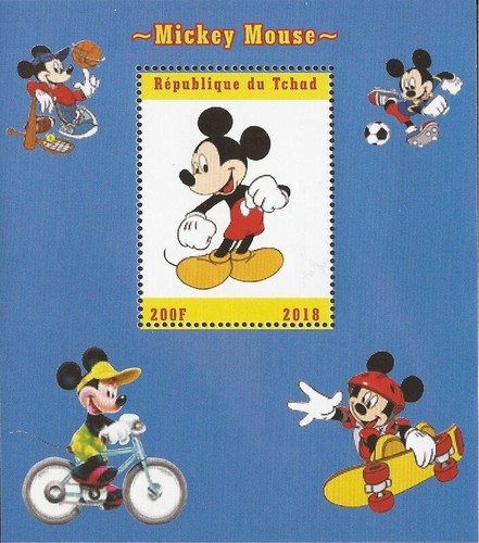 2018 mickey mouse stamp - 2018,