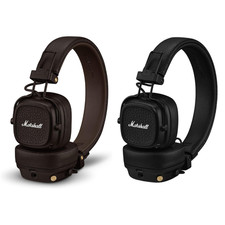 Marshall Major V Bluetooth Wireless Headphones Black / Brown