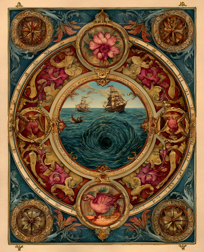 Sailing ships circling - sailing, a