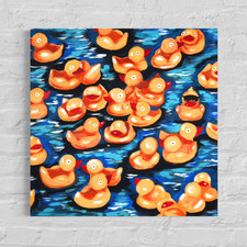 Magical Ducklings Abstract