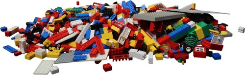 Lego basic red - basic, bucket