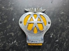 Vintage AA Car Badge