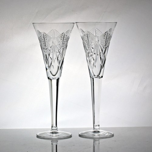 Pair waterford crystal - of,