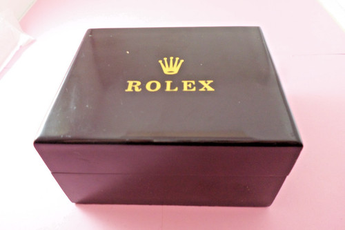 Vintage brown rolex box - brown,
