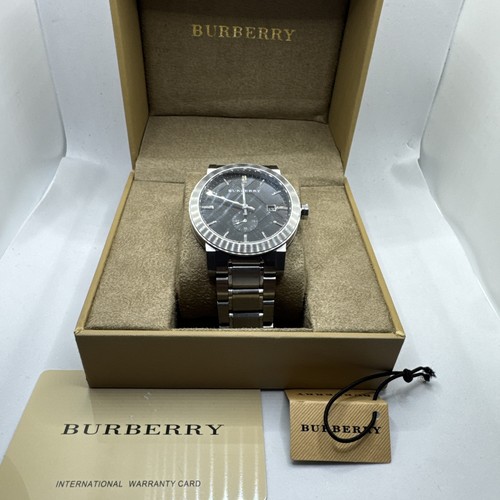 Burberry mens watch black - watch,