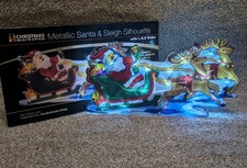 Santa & Sleigh Silhouette