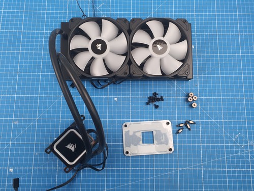 Icue h100x rgb elite - 240mm, cpu