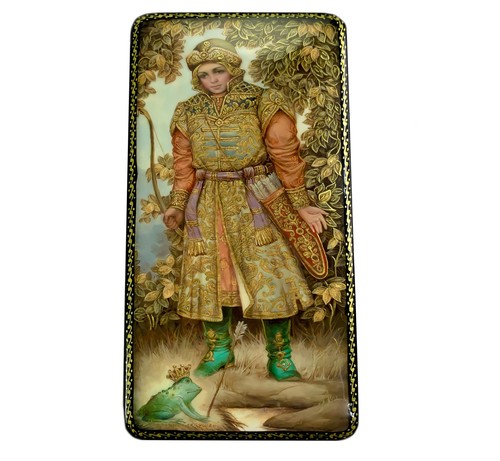 Russian lacquer box fedoskino - lacquer,