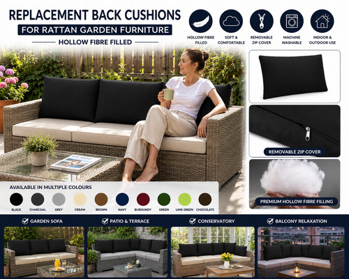 Replacement back cushions for - back,