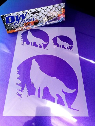 Wolf howling the moon mylar - the,