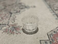 Antique Vintage Small Glass Clear Chip & Dip Prawn Cocktail Side Dish Round Bowl