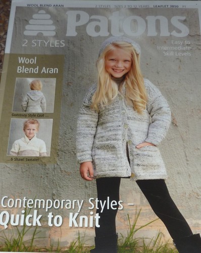 Patons aran knitt pattern - patons,