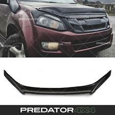 BLACK FRONT BUMPER BONNET GUARD STONE CHIP PROTECTOR FOR ISUZU D-MAX RT 11-14