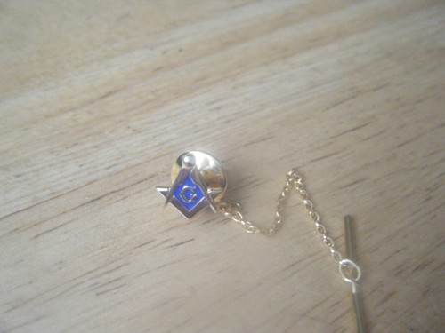 Gold colour enamel masonic - gold, &