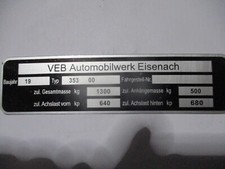 GDR VEB Eisenach Wartburg