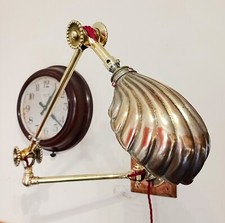 Brass Dugdills Daisy Wheel Wall Light Edwardian Lamp