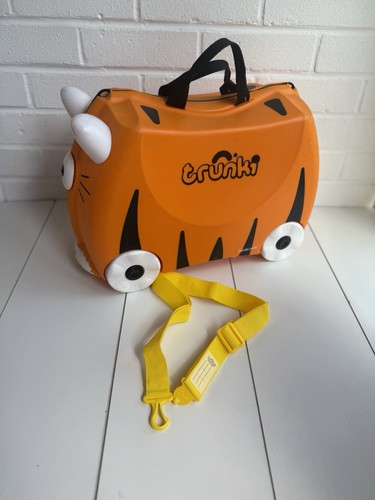 Kids ride suitcase tiger - on,