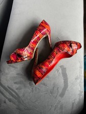 Sergio Rossi Red & Orange