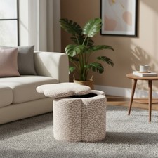 Cube Flowers Shaped Ottomans