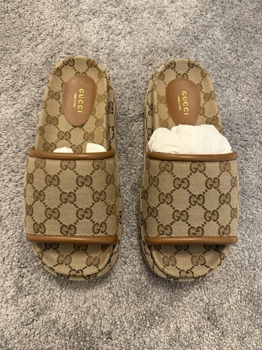 Gucci platform slide sandal - gucci,