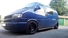 Vw Transporter T4 banded steel wheels,  staggered  5x112