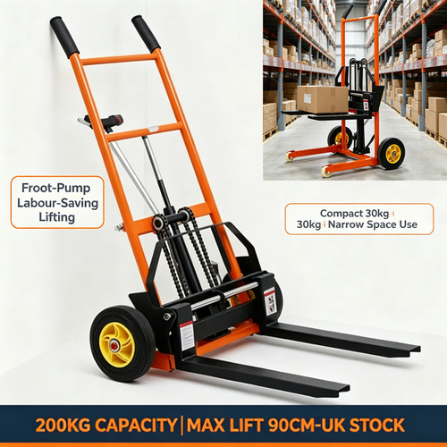 200kg manual hydraulic stacker - 200kg,