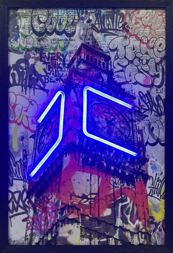 Big ben clock - big, led