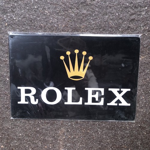 Rolex metal sign - sign,